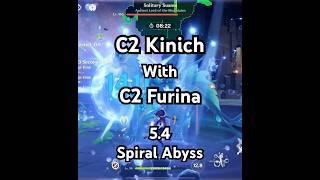 C2 Kinich with C2 Furina 5.4 Spiral Abyss - Genshin Impact - Shania Yan - Sunshine in the Rain