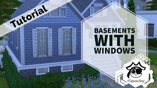 How to Create a Basement with Windows (NoCC) | Tutorial | CaptainArty