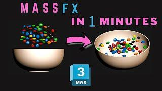 Mass FX Tutorial | 3Ds Max Tutorial |  Learn  In 1 Minutes