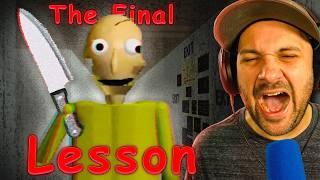 Baldi ends after this lesson...