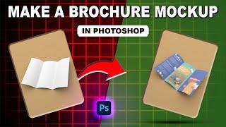 How to Place Trifold Brochure Mockup in Adobe Photoshop