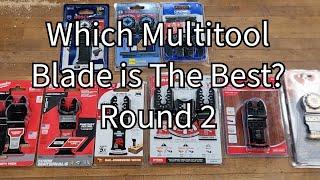 Which Multitool Blade Performs  the Best? (Round 2) Milwaukee vs. Diablo vs. Fein vs. Ezarc