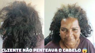 Cliente não cuidava do Cabelo Será que o Alisamento Natural deu ruim?