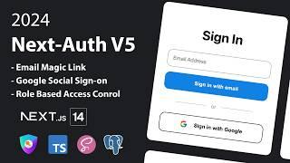 Full Course - How to set up Email Authentication + Google OAuth in Next.js 14