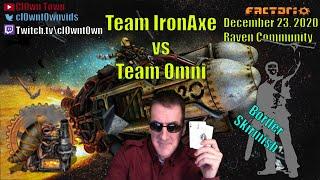 Factorio PVP Biter Battles Raven Match - Team Omni vs. Team IronAxe