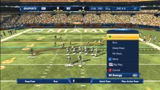 Madden 13 - Vince Lombardi Ultimate Team Solo Challenge w/ Kinect