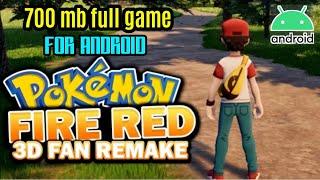 New Pokemon Game ! Pokemon Fire Red 3d Remake For Android Device ll Must Watch 