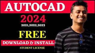 [FREE] AUTOCAD 2024 DOWNLOAD AND INSTALL || STUDENT LICENSE