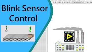 NI DSC Module||(LabVIEW SCADA) in Tamil_Blink Sensor control