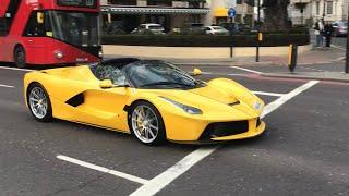 Car Spotting Supercars In London 2023 #9 | SVJ, LaFerrari, Sagaris, TFJJ Emira, DBX, 570s Mansory