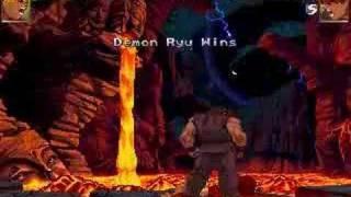 MUGEN - Evil Ken vs. Demon Ryu