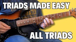 The Ultimate Guide to Triads on Guitar (Strings 1, 2, 3)