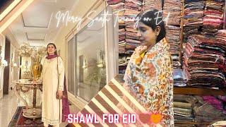 Shawl for Eid  Merey Saath Twining on Eid ️