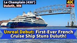 ️Unreal Debut: First-Ever French Cruise Ship Stuns Duluth!