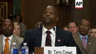 Terry Crews testifies before Senate on sexual assault, says 'Expendables' producer threatened 'troub