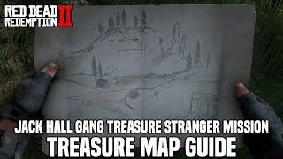 Red Dead Redemption 2 - Jack Hall Gang Treasure Map Guide & Location (Easy $1000)