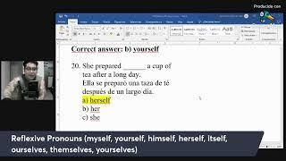 192: Reflexive Pronouns: myself, yourself, himself, herself, ourselves, themselves, yourselves