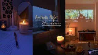 Aesthetic Night Routines |TikTok compilation pt 2 