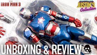 Iron Patriot Threezero DLX Iron Man 3 Unboxing & Review