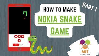 Snake game App Inventor (PART 1) | How to make Snake Game in MIT App Inventor |