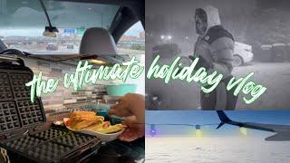 ULTIMATE CHRISTMAS VLOG  (ft. the fam):  flights, food, games & more