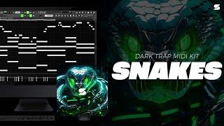 [+25] Best Dark Trap Midi Kit - SNAKES (GUNNA, FUTURE, LIL BABY, DRAKE) Free Piano Midi Pack 2024 