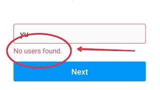 Instagram Fix No users found. Problem | Find your Account Not Working Problem Solve