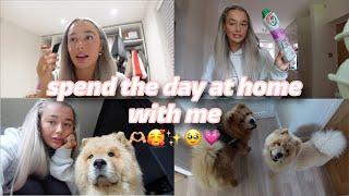 spend the day at home with me  | home life, skincare & dessert dates 