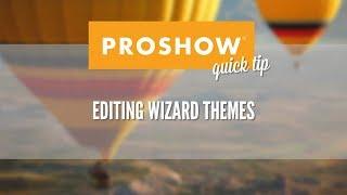 Editing Wizard Themes