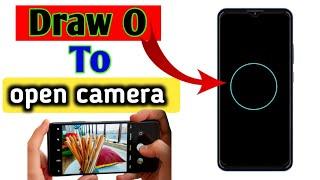 Draw O to open Camera || Write O to open Camera || Jujhar Tech ||