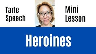 How to Pronounce HEROINES - #SHORTS Quick English Pronunciation Mini Lesson