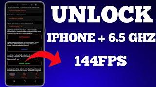 Unlock 120fps CPU + iPhone No-Root 100% Working | Max FPS Fix Lag - No Root