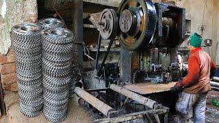 Manufacturing Process of Motorcycle a Sprocket with amazing skills