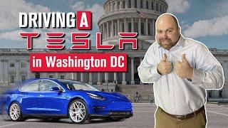 Test Driving a Tesla in the City - Washington DC