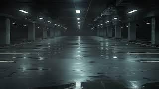 Empty Underground Carpark Ambience | Unsettling, Eerie Atmosphere, Distant City Sounds | 1 HOUR