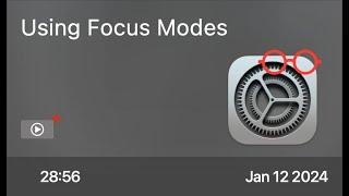 Using Focus Modes - Preview