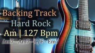 Straight Hard Rock Backing Track In Am