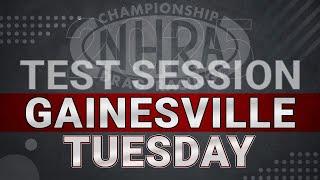 NHRA testing from Gainesville Raceway - Tuesday