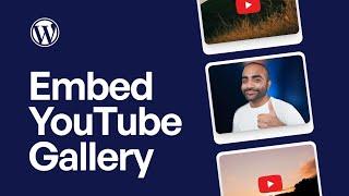 How to Create a YouTube Gallery in WordPress | Smash Balloon YouTube Feed Pro Plugin