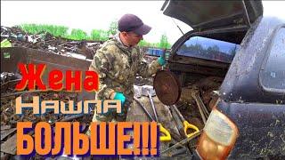 Нашла сброс СОШНИКОВ!!! ЖЕНА копает лучше МЕНЯ. Мне её не догнать!!!!!