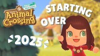 Restarting My Animal Crossing Island!