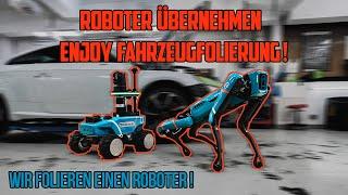ROBOTER ÜBERNEHMEN ENJOY FAHRZEUGFOLIERUNG! I Wir Folieren Roboter I Mercedes-Benz CLA45 AMG