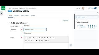 How to Use the Book Feature in Moodle 4.0