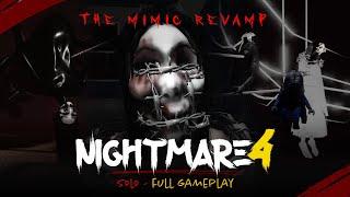 Roblox - The Mimic Revamp - Chapter 4 - Nightmare Solo Full Gameplay