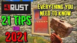 RUST Tips and Tricks Guide 2021 ( Everything You Need To Know )