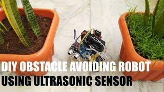 DIY Obstacle Avoiding Robot using Ultrasonic sensor | MUFA TECH SOLUTIONS