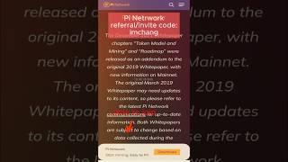 pi network referral code / pi network invite code / pi network how to join / pi network how to mine