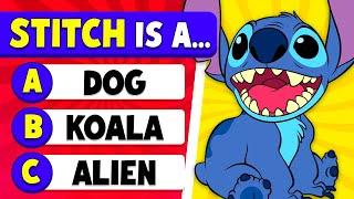  LILO & STITCH QUIZ  Find the ODD ONE OUT  Guess the VOICE  Disney Lilo & Stitch Quiz 