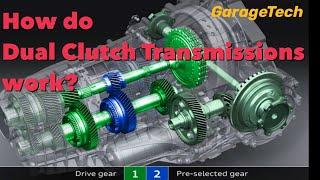 How do Dual Clutch Transmissions work? DSG, DCT, PDK, S-tronic. Auto transmission gearbox animation