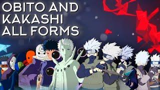 Obito & Kakashi All Forms Moveset +Combo+Awakening Naruto Shippuden Ultimate Ninja Storm 4